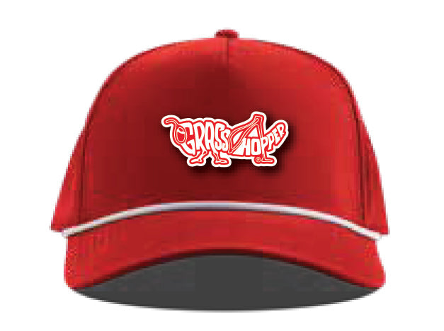 Branded Bills Red with White Cord – Grasshopper Gear