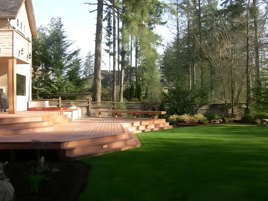 How decks and lawns work together for a seamless backyard