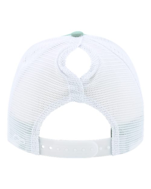 Women's Infinity Modern Grasshopper Ponytail Hat (SEAFOAM)