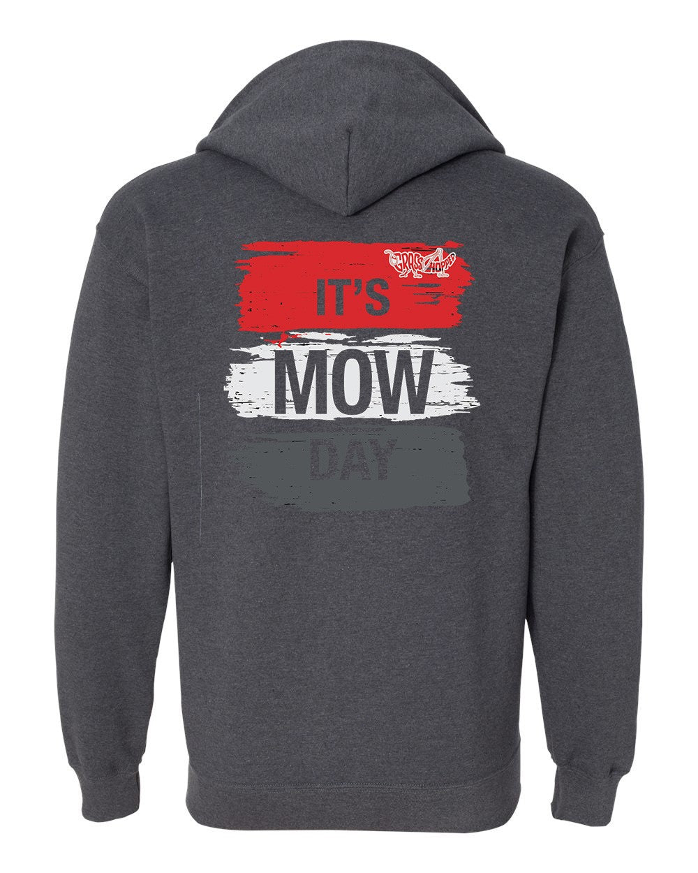 It's Mow Day Paintbrush Full Zip Hoodie