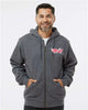 Crossfire Heavyweight Power Fleece Hooded Jacket with Thermal Lining