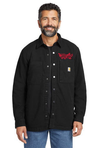 Chaqueta tipo camisa con forro polar Rugged Flex de Carhartt