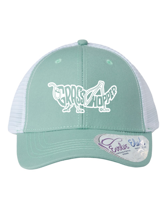 Women's Infinity Modern Grasshopper Ponytail Hat (SEAFOAM)