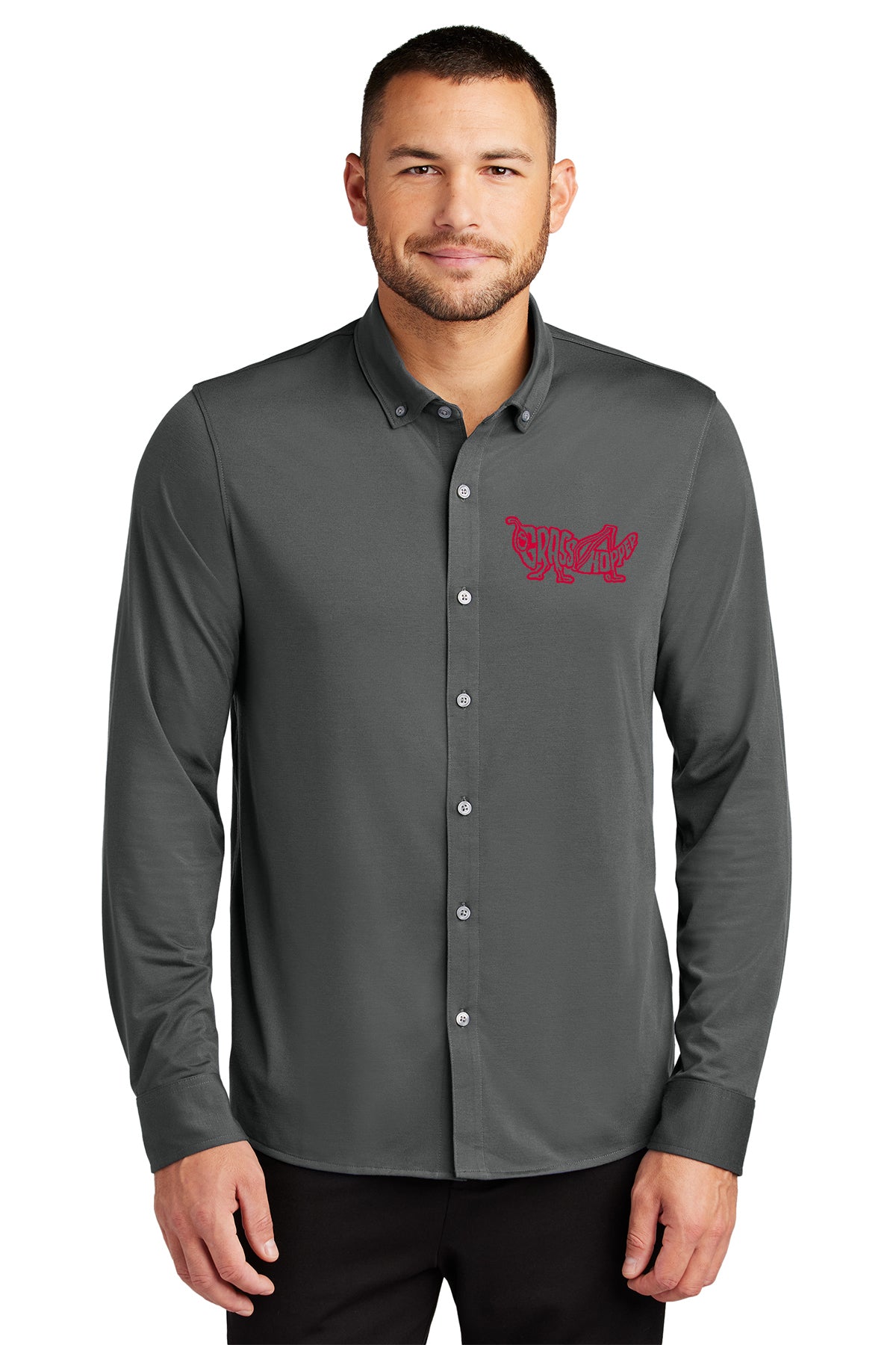 Stretch Jersey Long Sleeve Shirt