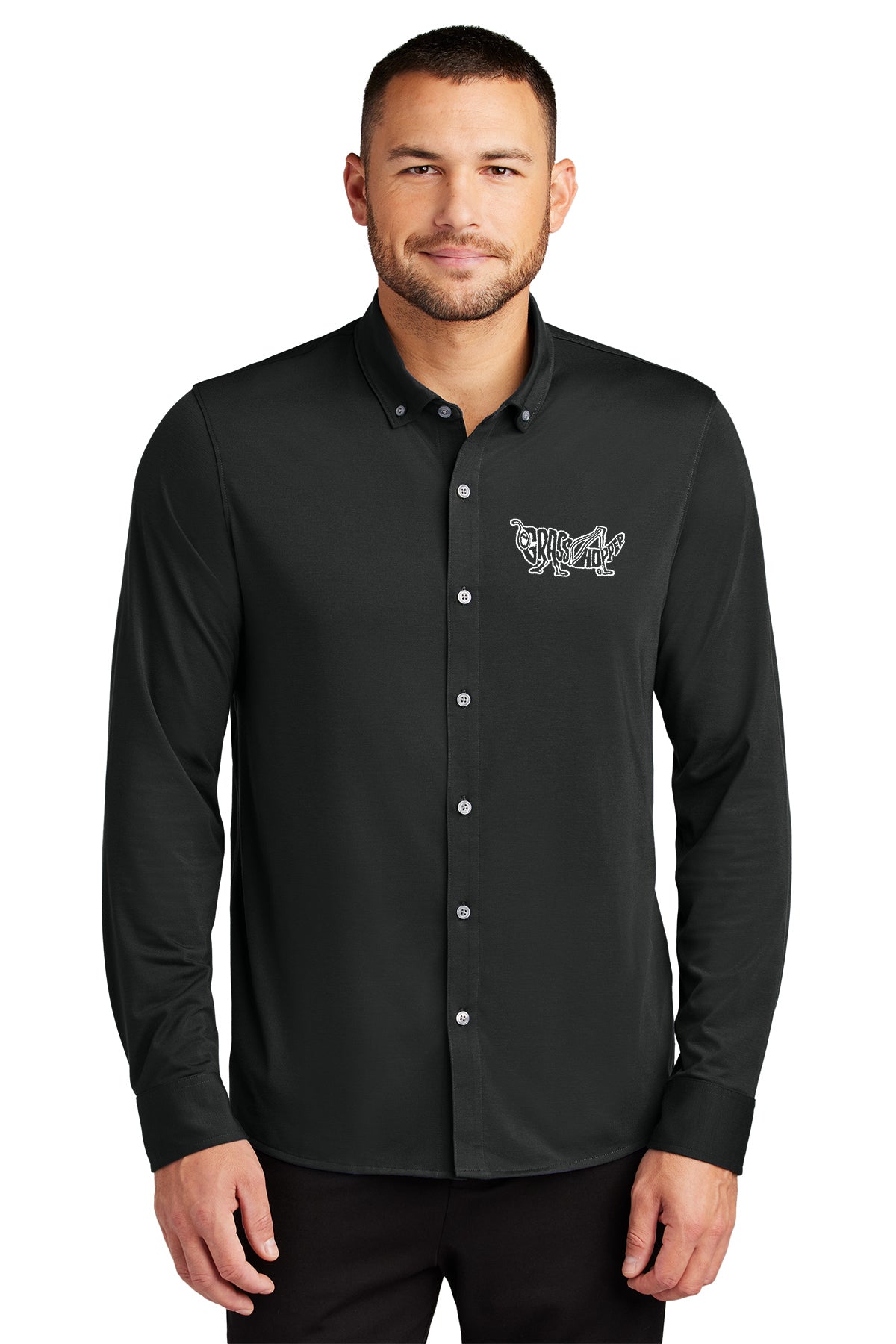 Stretch Jersey Long Sleeve Shirt