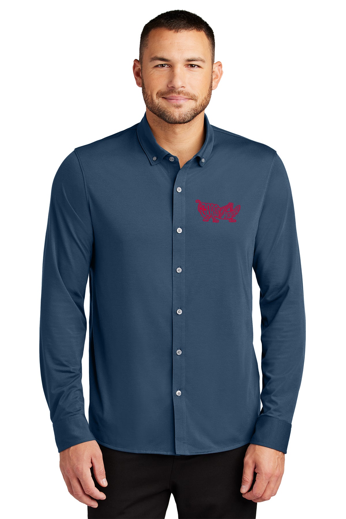 Stretch Jersey Long Sleeve Shirt