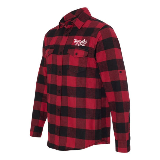 Burnside Long Sleeve Grasshopper Flannel