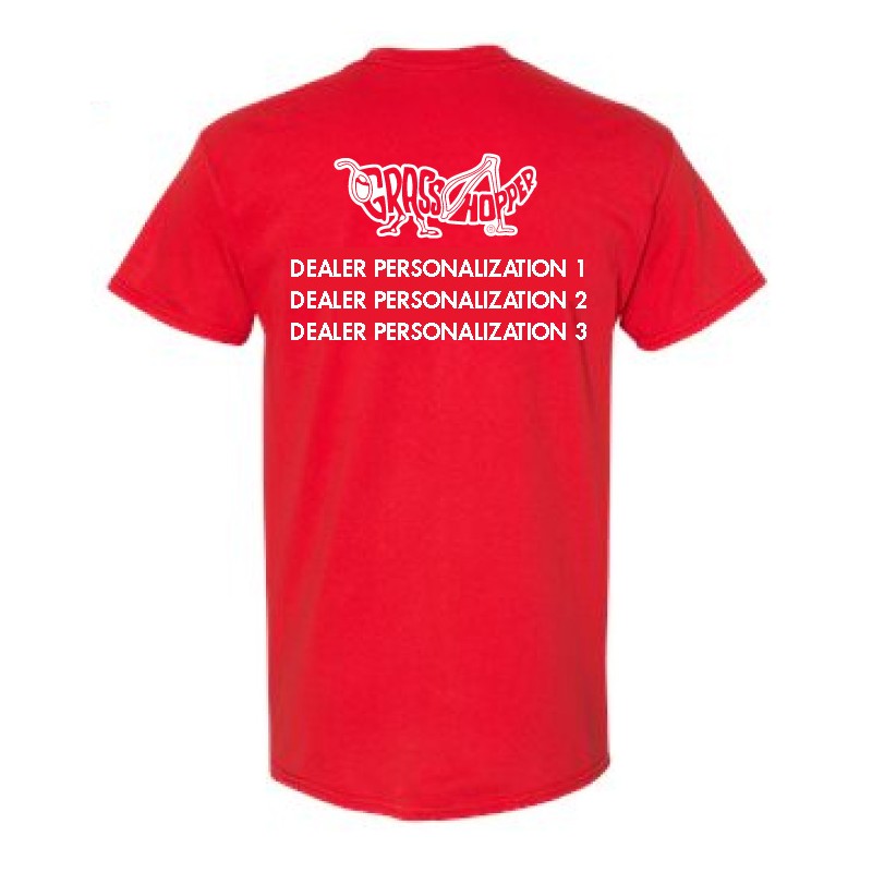 Custom Grasshopper Dealer Shirts RED (36 MINIMUM)