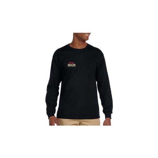 MaxLife OEM Parts Ultra Cotton Pocket T-shirt Long Sleeve